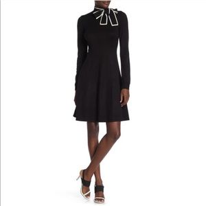 Vince Camuto Black Bow Dress